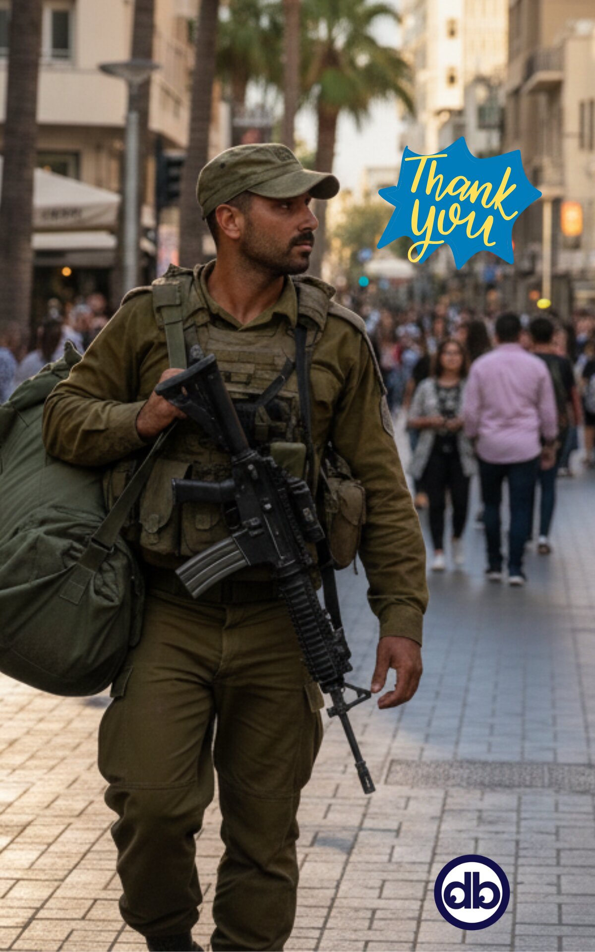 תודה לחיילי המילואים